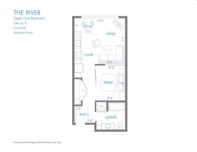 The River 505 floor plan